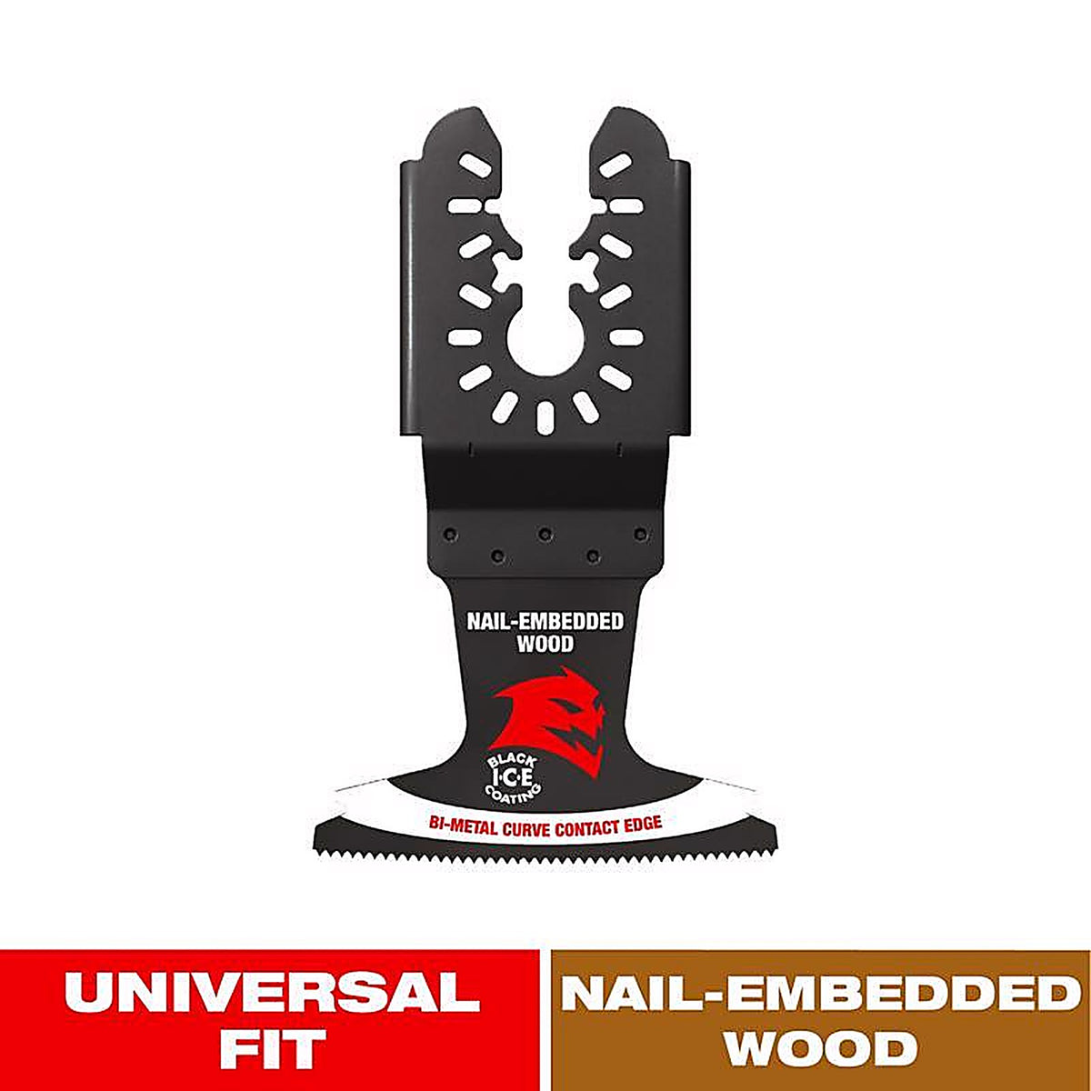 Diablo - DOU250BW - 2-1/2 In. W Bi-Metal Curve Contact Edge Oscillating Blade Nail-Embedded Wood 1 Pack