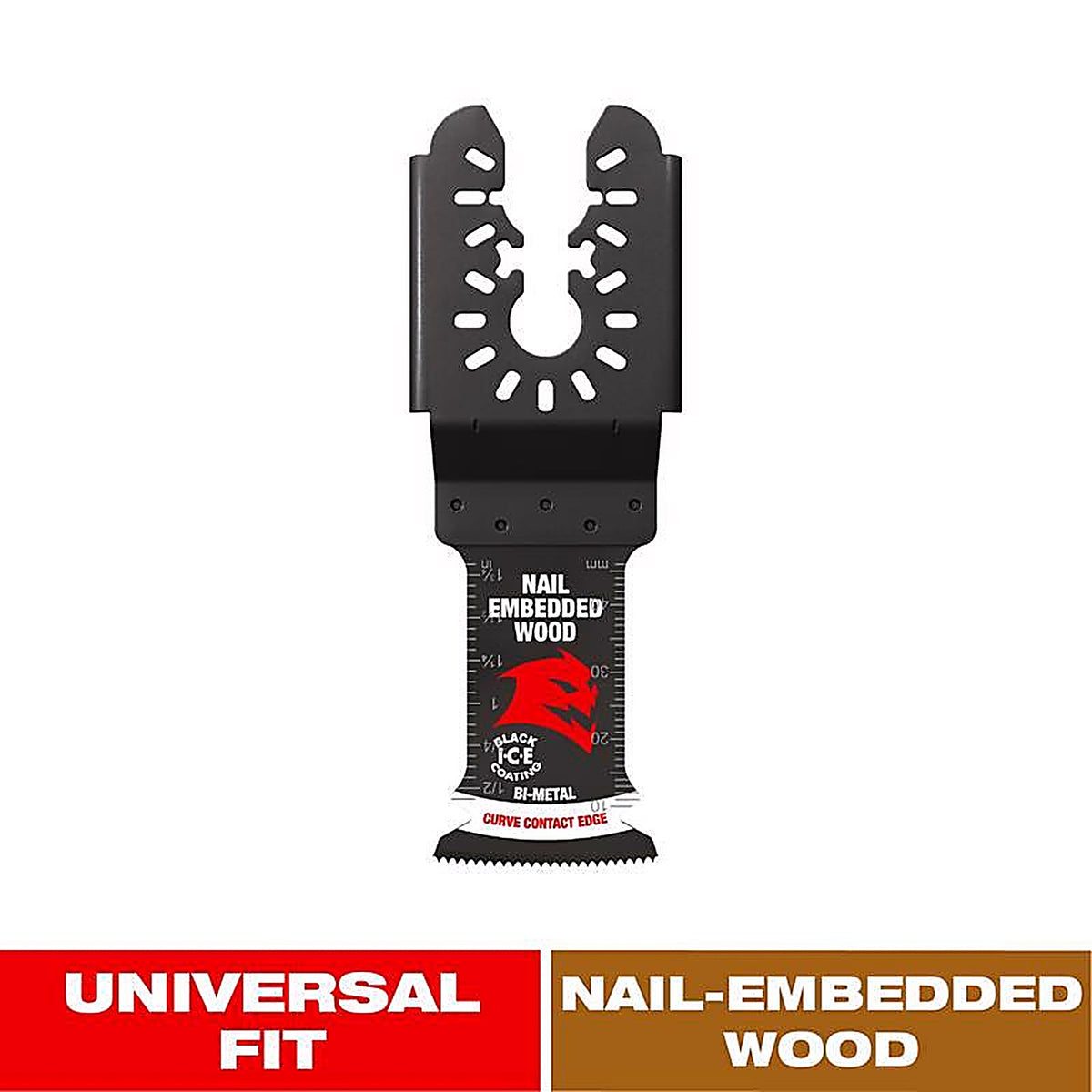 Diablo - DOU125BW - 1-1/4 In. X 1-1/4 In. W Bi-Metal Oscillating Blade Nail-Embedded Wood 1 Pack