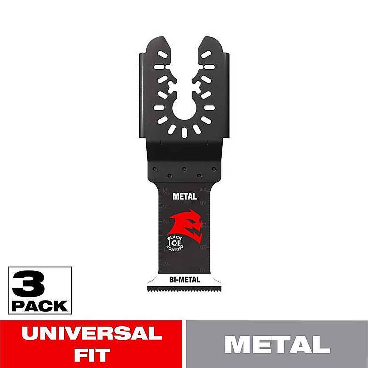 Diablo - DOU125BF3 - 1-1/4 In. X 1-1/4 In. W Bi-Metal Oscillating Blade Metal 3 Pack