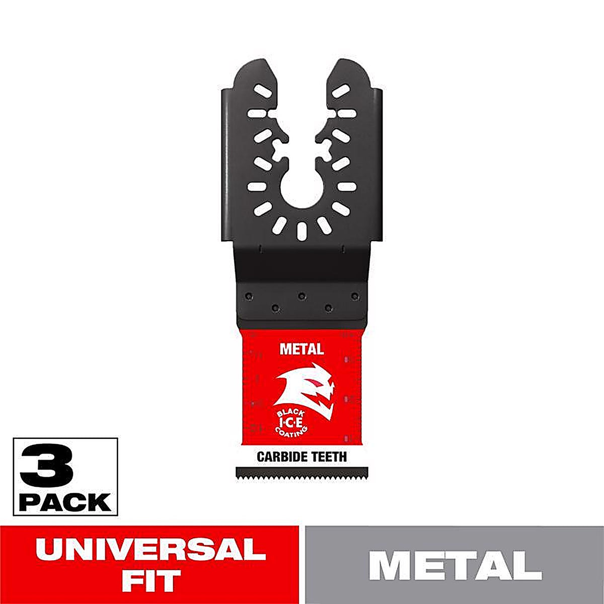 Diablo - DOU125CF3 - 1-1/4 In. X 1-1/4 In. W Carbide Oscillating Blade Metal 3 Pack