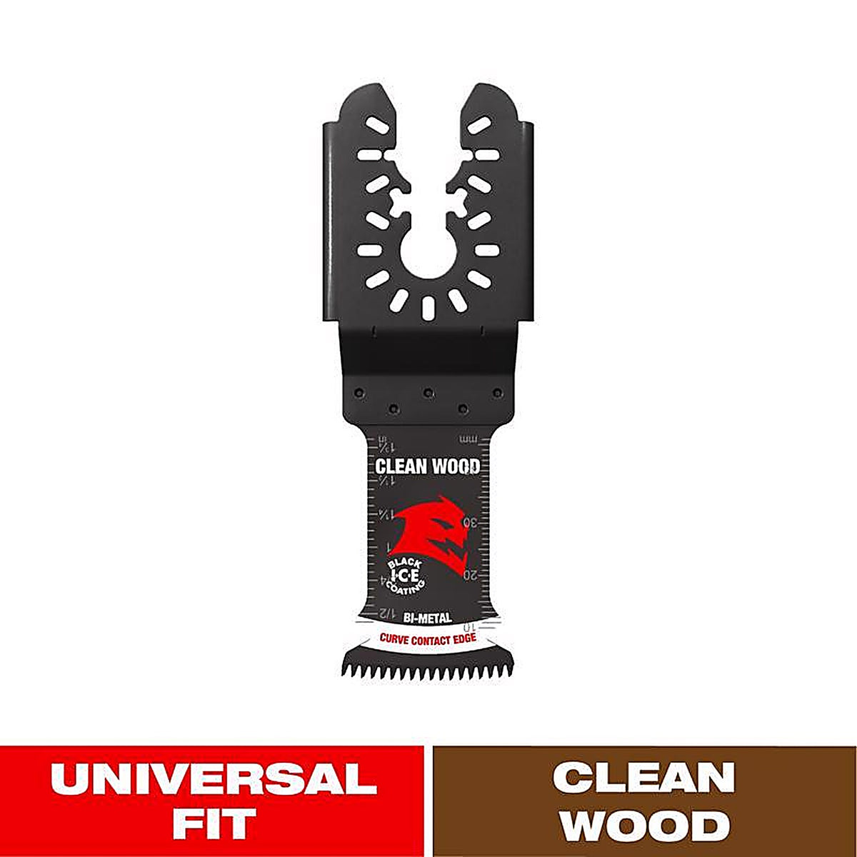 Diablo - DOU125JBW - 1-1/4 In. X 1-1/4 In. W Bi-Metal Oscillating Blade Clean Wood 1 Pack
