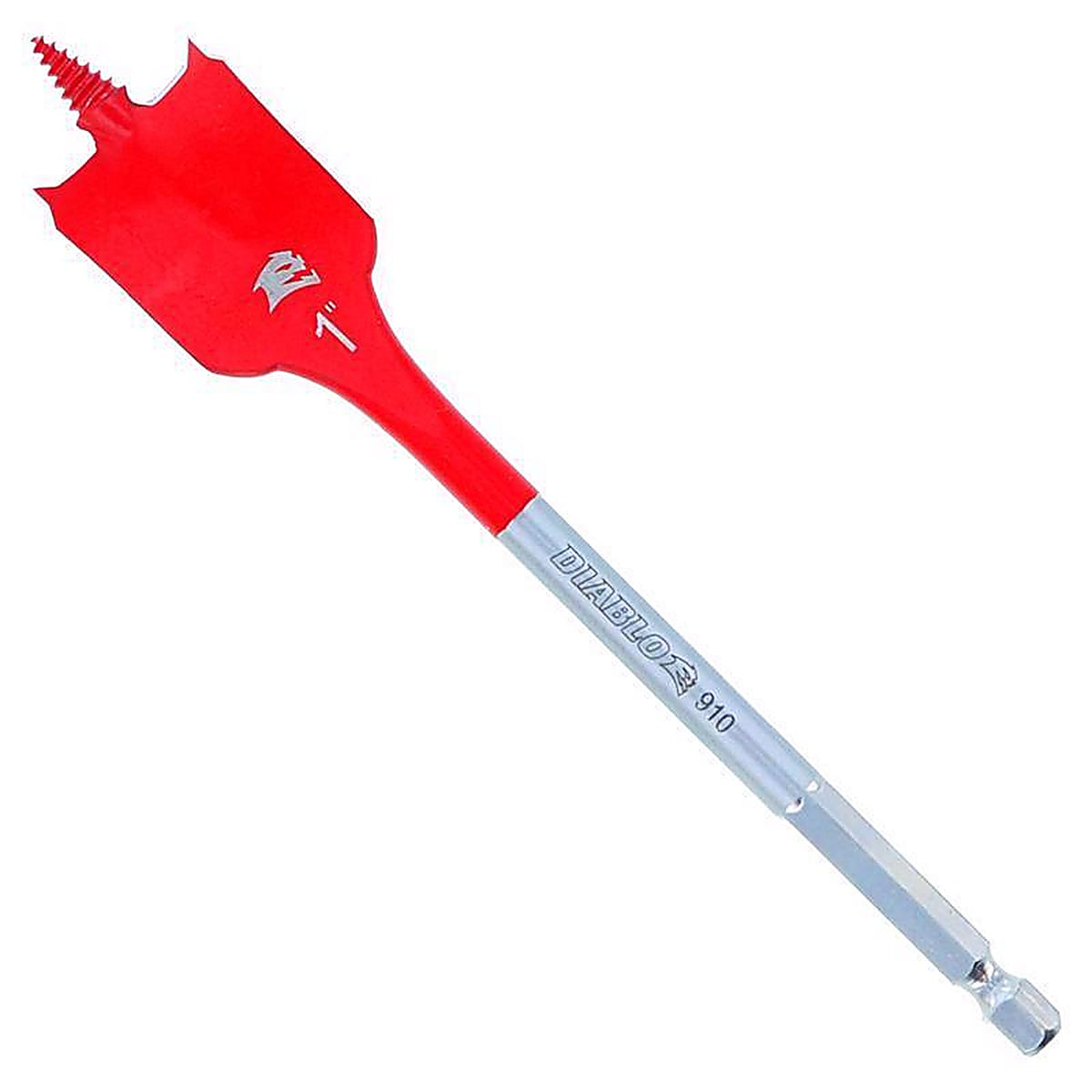 Diablo - DSP2130 - 1 In. X 6 In. L High Speed Steel Clean Wood Spade Bit HEX Shank 1 Pack