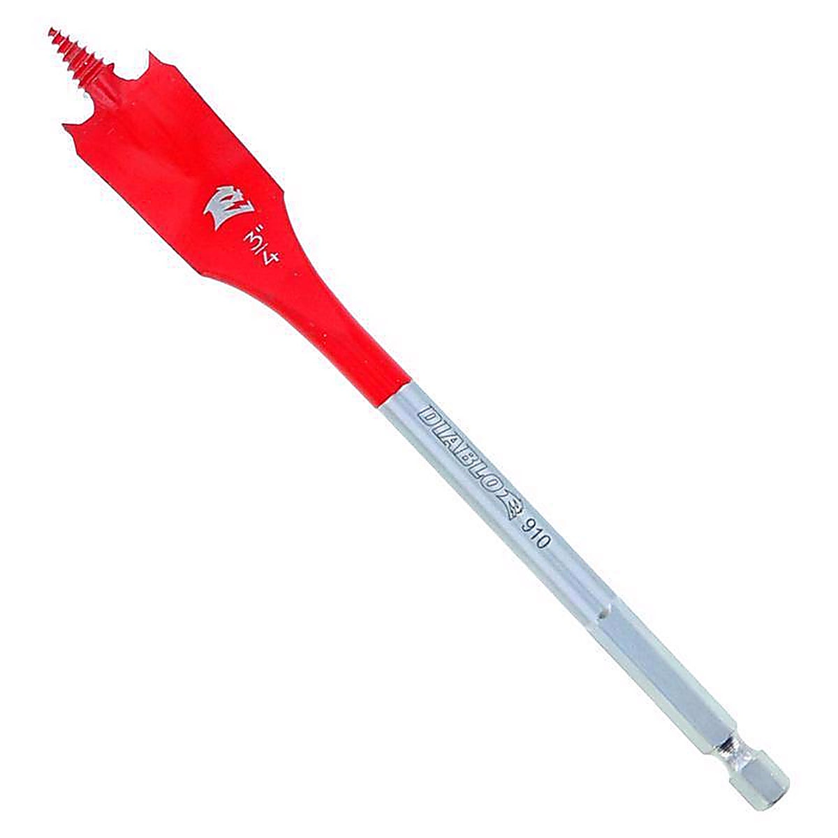 Diablo - DSP2090 - 3/4 In. X 6 In. L High Speed Steel Clean Wood Spade Bit HEX Shank 1 Pack