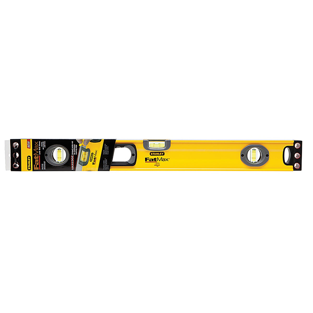 Stanley 43-524 FatMax 24 in. Aluminum Box Beam Level 3 vial