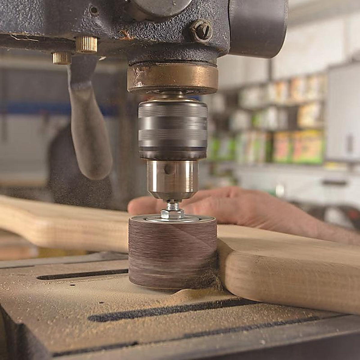 Gator 6075 3/4 in. Dia. x 3/4 in. L Aluminum Oxide Drum Sander Kit 50 Grit Coarse 1/pc.