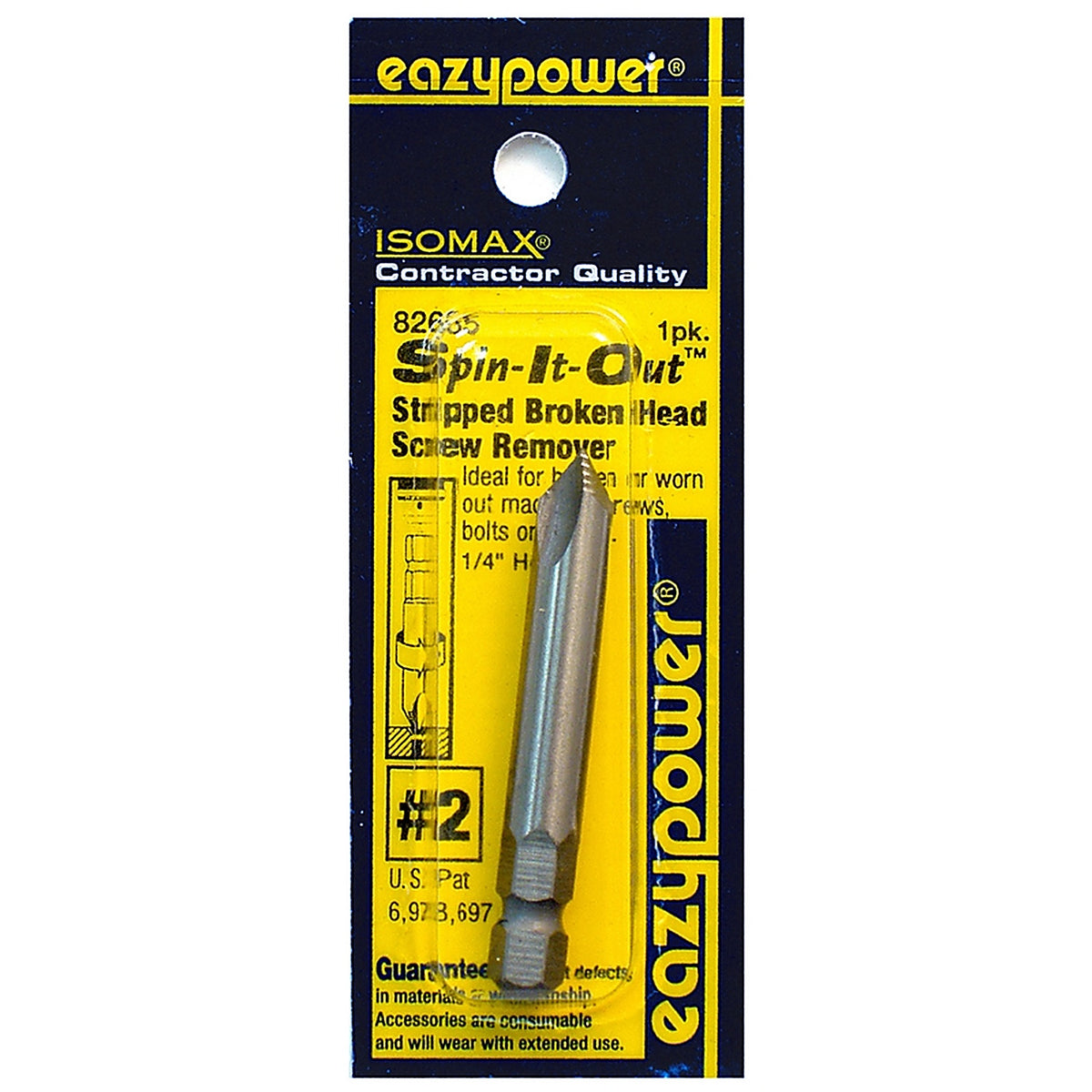 Eazypower - 82685 - Isomax #2 Sizes M2 High Speed Steel Screw Remover 2 In. 1 Piece