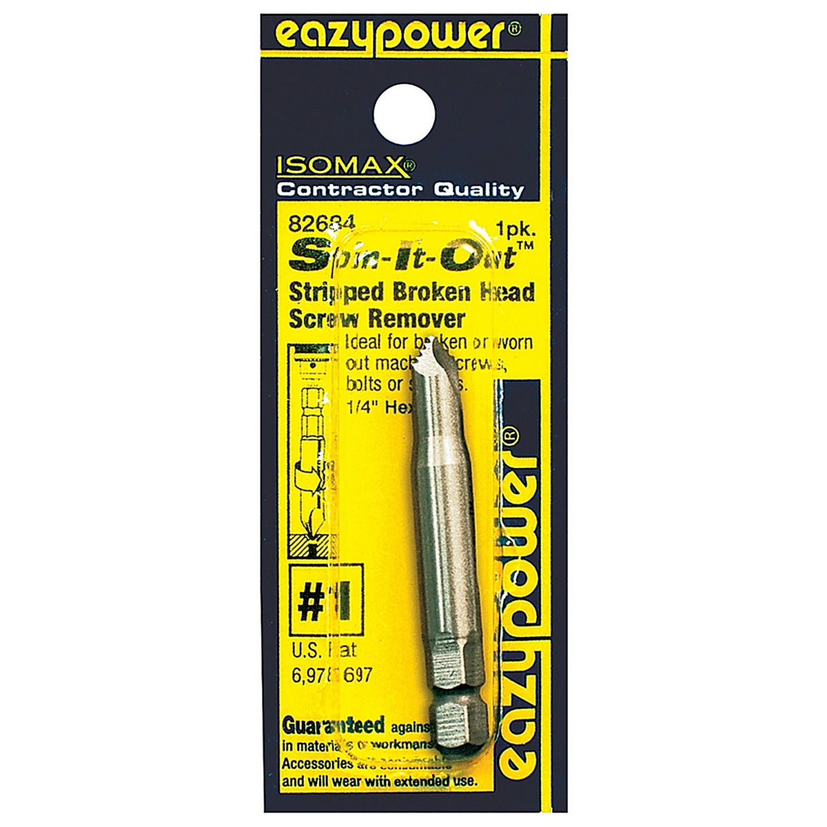 Eazypower - 82684 - Isomax #1 Sizes M2 High Speed Steel Screw Remover 3 In. 1 Piece