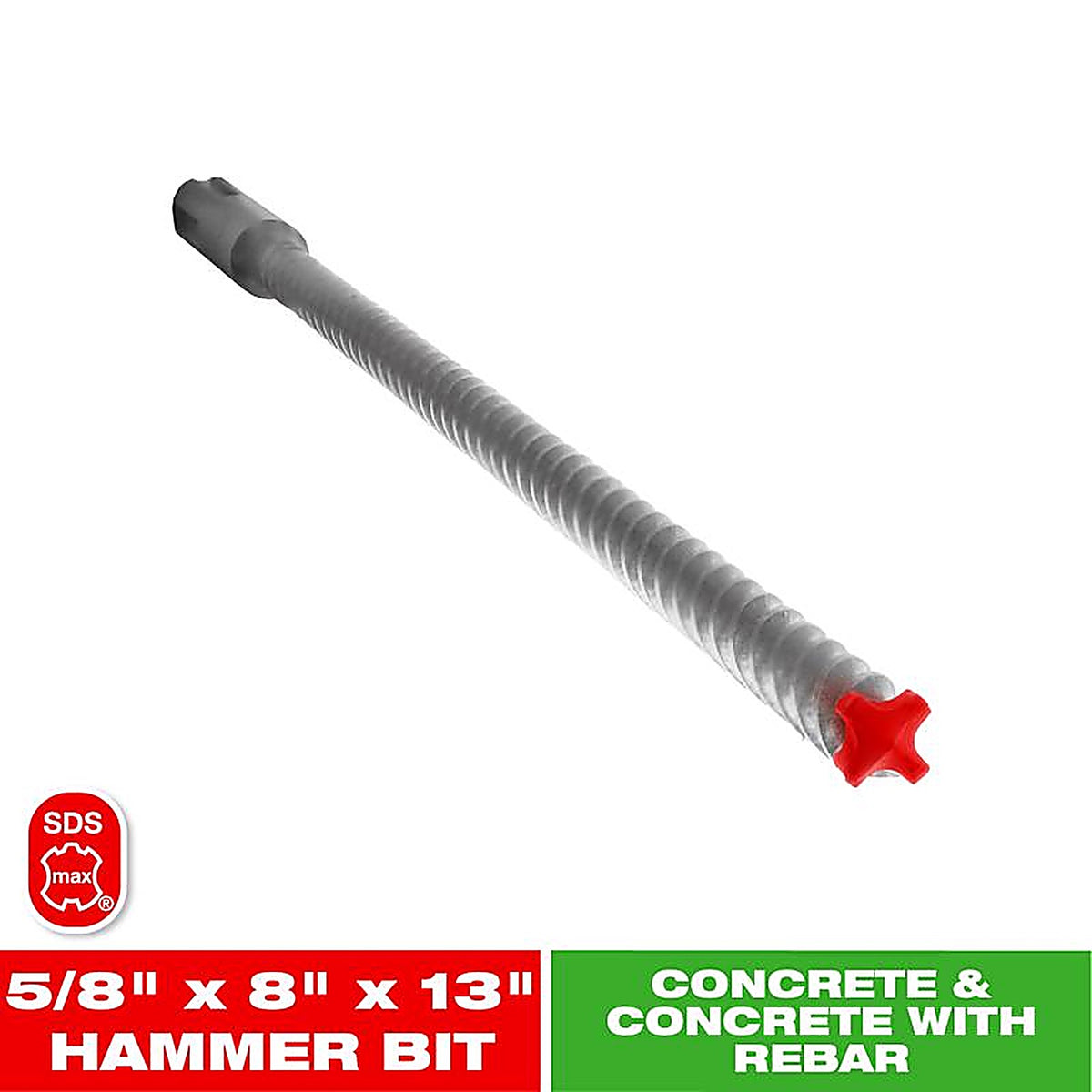Diablo - DMAMX1090 - Rebar Demon 5/8 In. X 13 In. L Carbide Tipped Hammer Drill Bit Sds-Max Shank 1 Pack