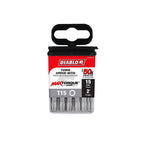 Diablo - DT152P15 - Torx #15 X 2 In. L Driver Bit Black Oxide 15 Pack