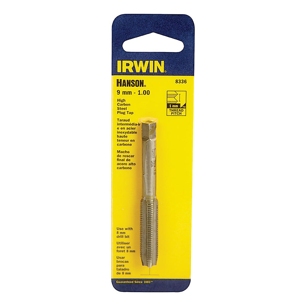 Irwin 8336 Hanson High Carbon Steel Metric Plug Tap 9mm-1 1/pc.
