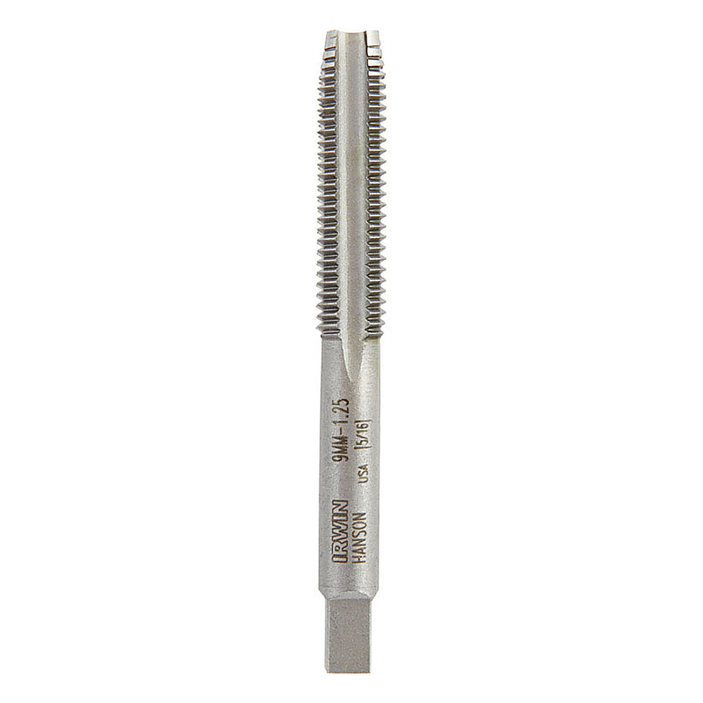 Irwin 8337 Hanson High Carbon Steel Metric Plug Tap 9mm-1.25 1/pc.