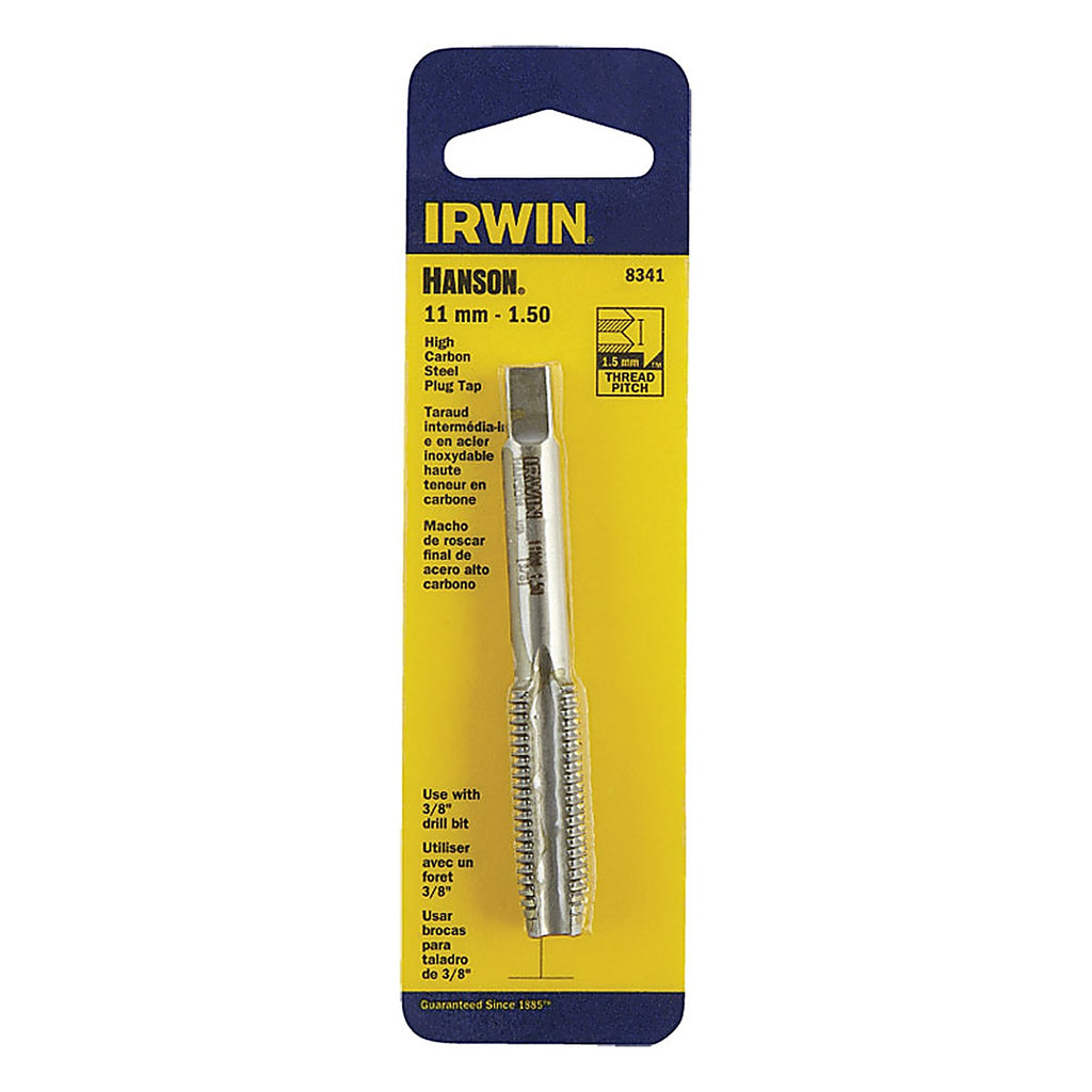 Irwin 8341 Hanson High Carbon Steel Metric Plug Tap 11mm-1.50 1/pc.