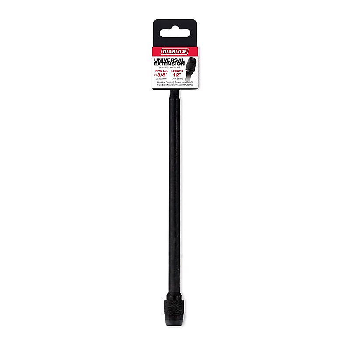 Diablo - DHS375XT12 - Universal 12 In. L X 3/8 In. D Hole Saw Extension