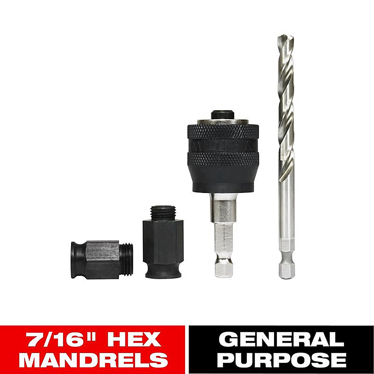 Diablo - DHSAR500 - Snap Lock Plus Mandrel System 5/8 in to 6 In. 7/16 In. HEX 1 Piece