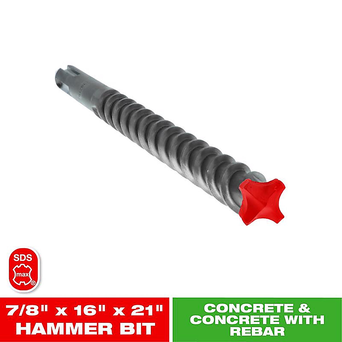 Diablo - DMAMX1180 - Rebar Demon 7/8 In. X 21 In. L Carbide Tipped Hammer Drill Bit Sds-Max Shank 1 Pack