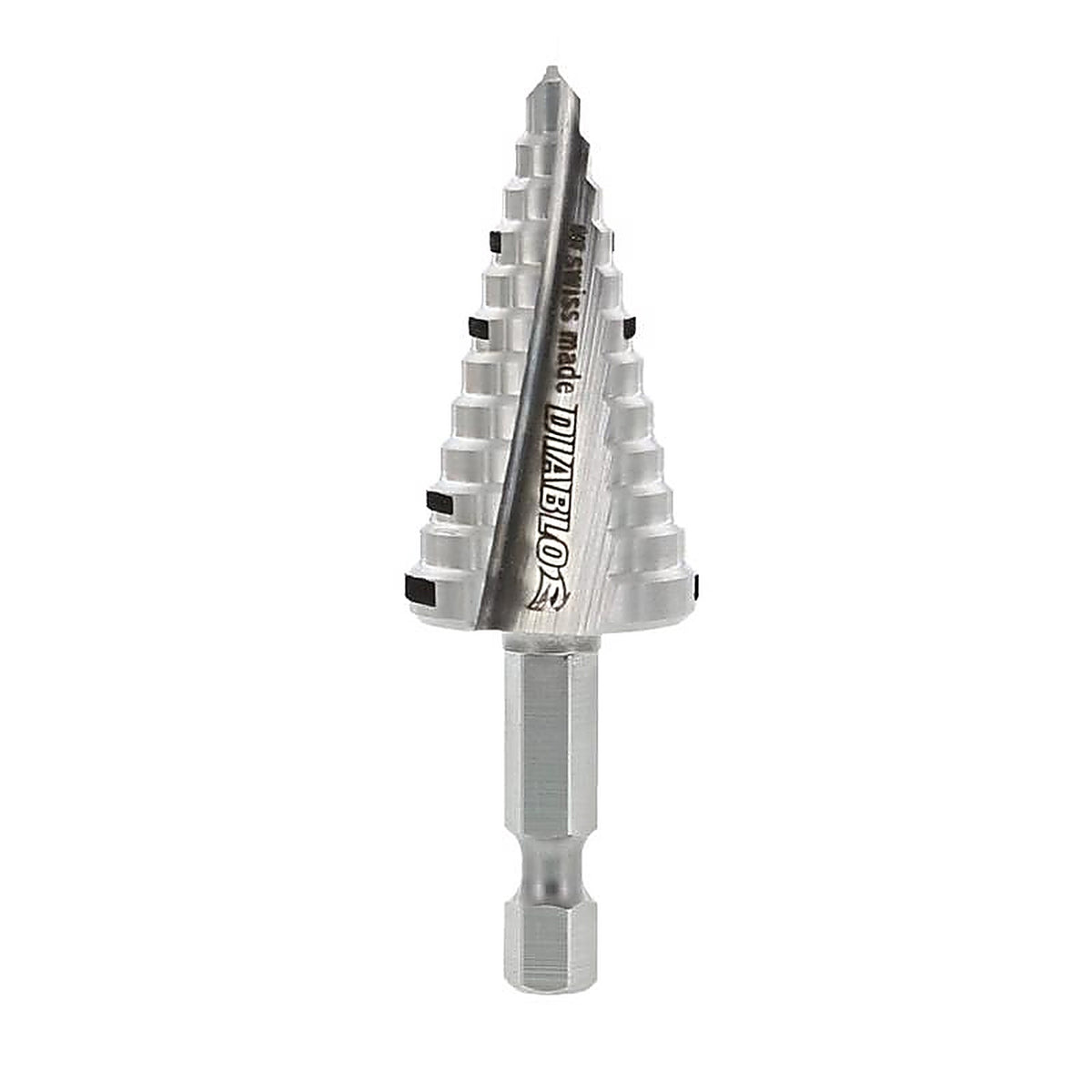 Diablo - DSD0875S12 - 7/8 In. X 2-3/4 In. L Metal Impact Step Drill Bit HEX Shank 1 Pack