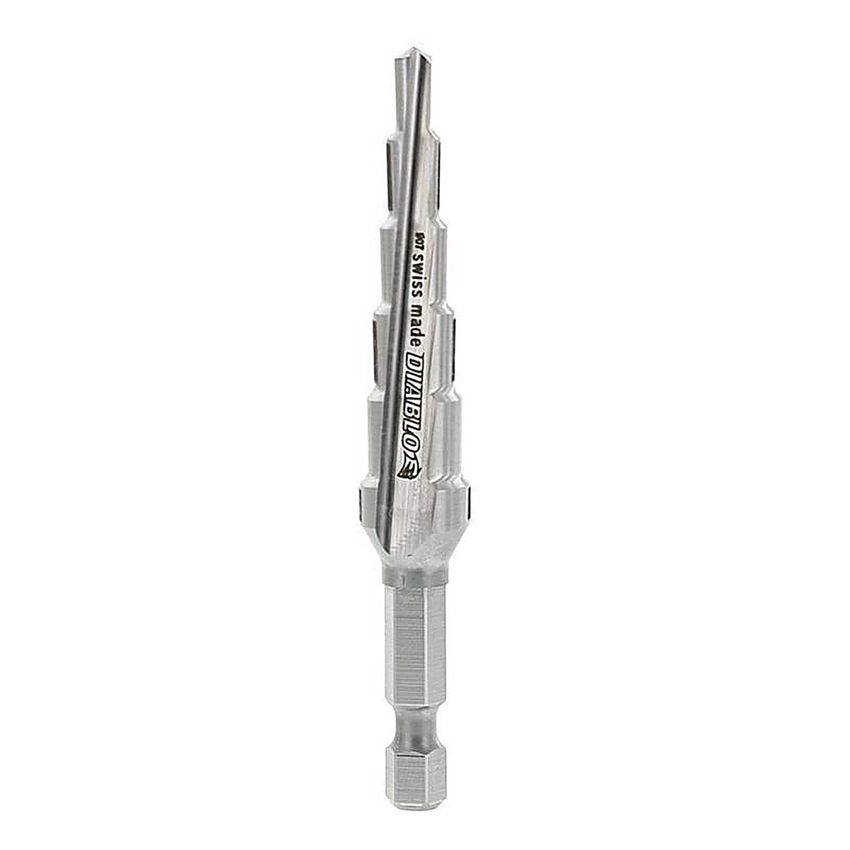 Diablo - DSD0500S06 - 1/2 In. X 3-3/8 In. L Metal Impact Step Drill Bit HEX Shank 1 Pack