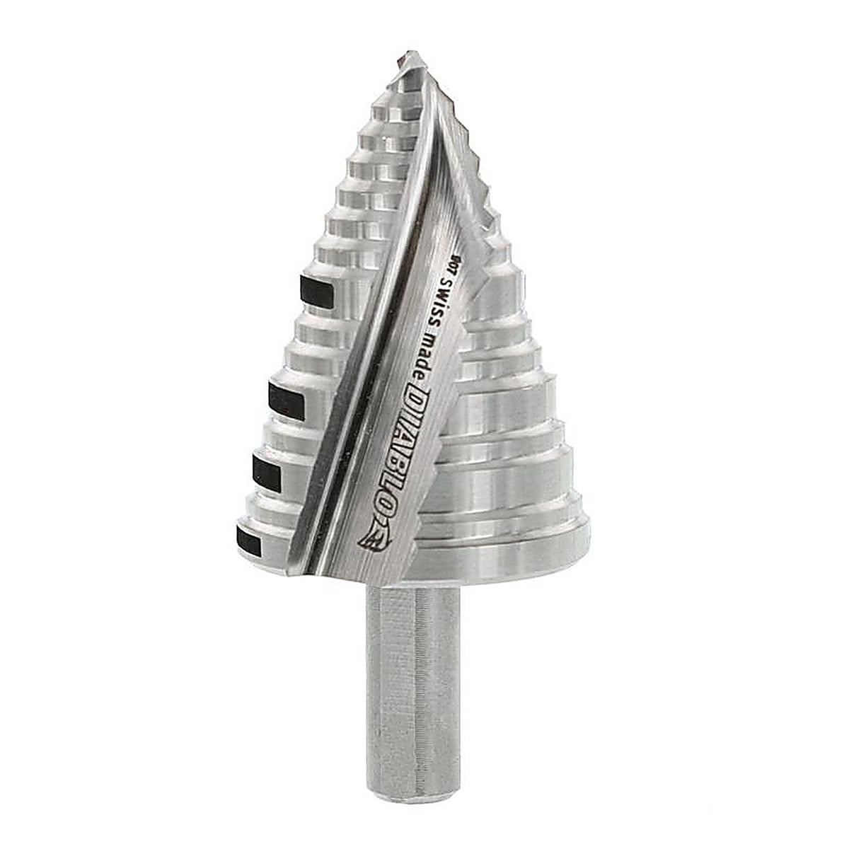 Diablo - DSD1375S15 - 1-3/8 In. X 2-29/32 In. L Metal Step Drill Bit 3-Flat Shank 1 Pack