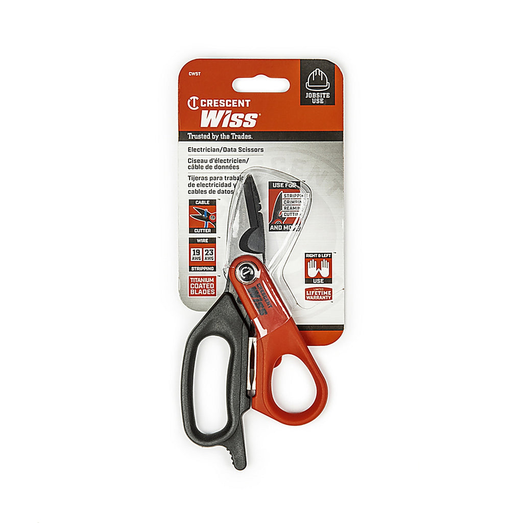 Crescent - CW5T - Wiss 6 In. Steel Serrated Data Shears 1 Piece
