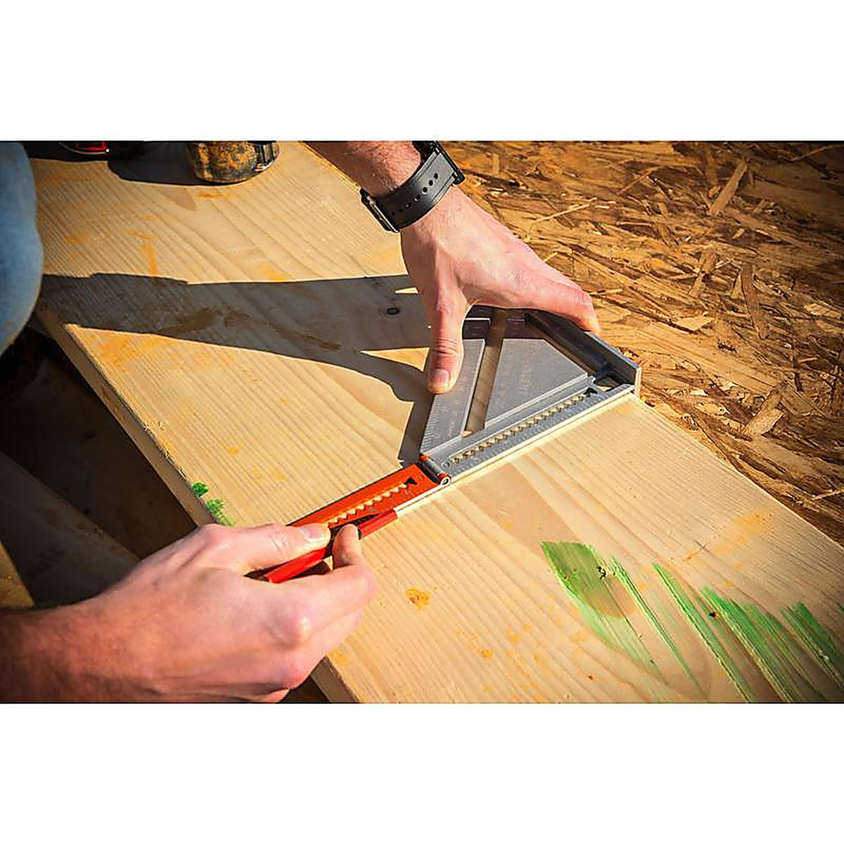 Crescent - LSSP6-07 - Lufkin 12.52 In. L X 1.2 In. H Aluminum Extendable 2-In-1 Layout Tool