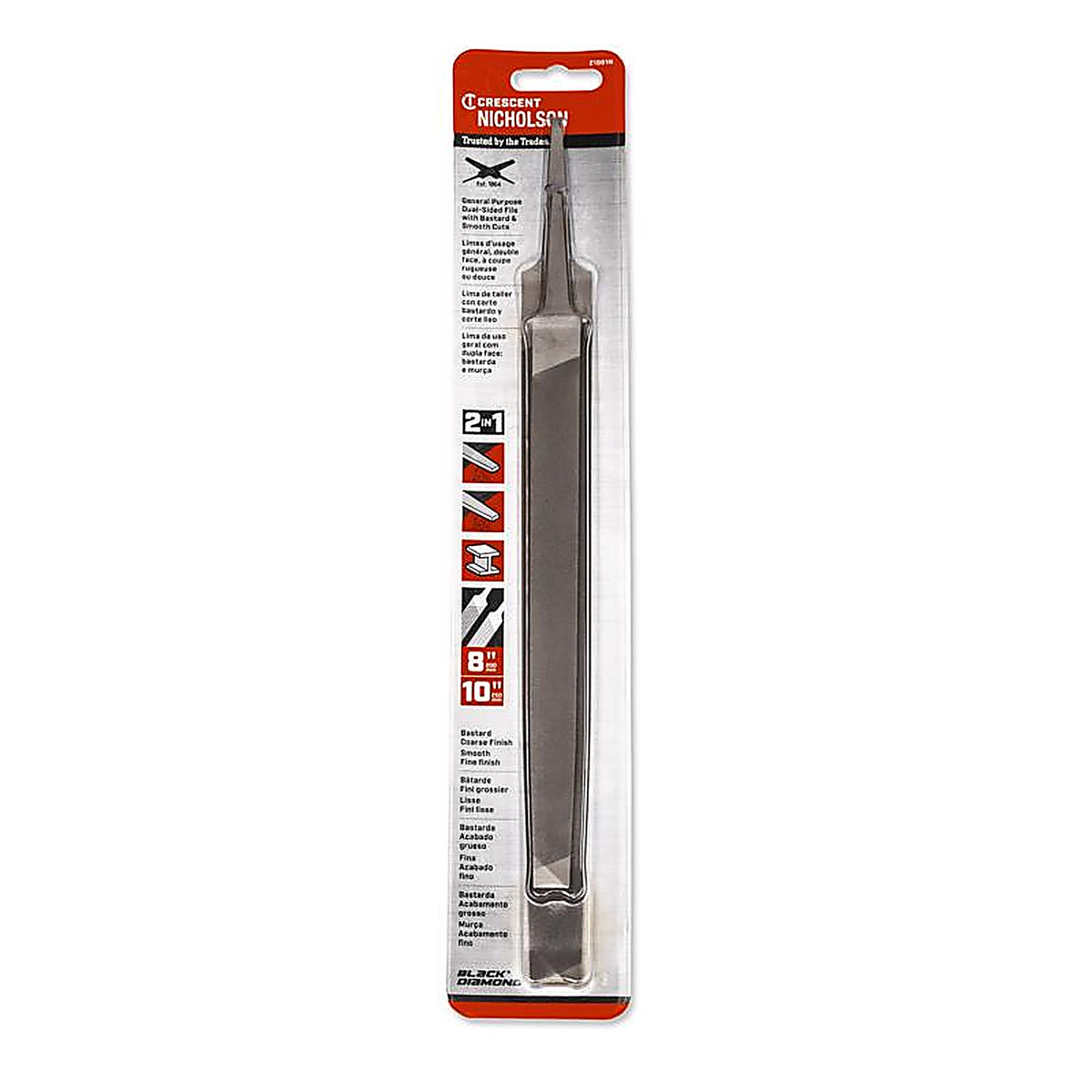 Crescent - 21981N - Nicholson Steel Assorted File Set 2 Piece