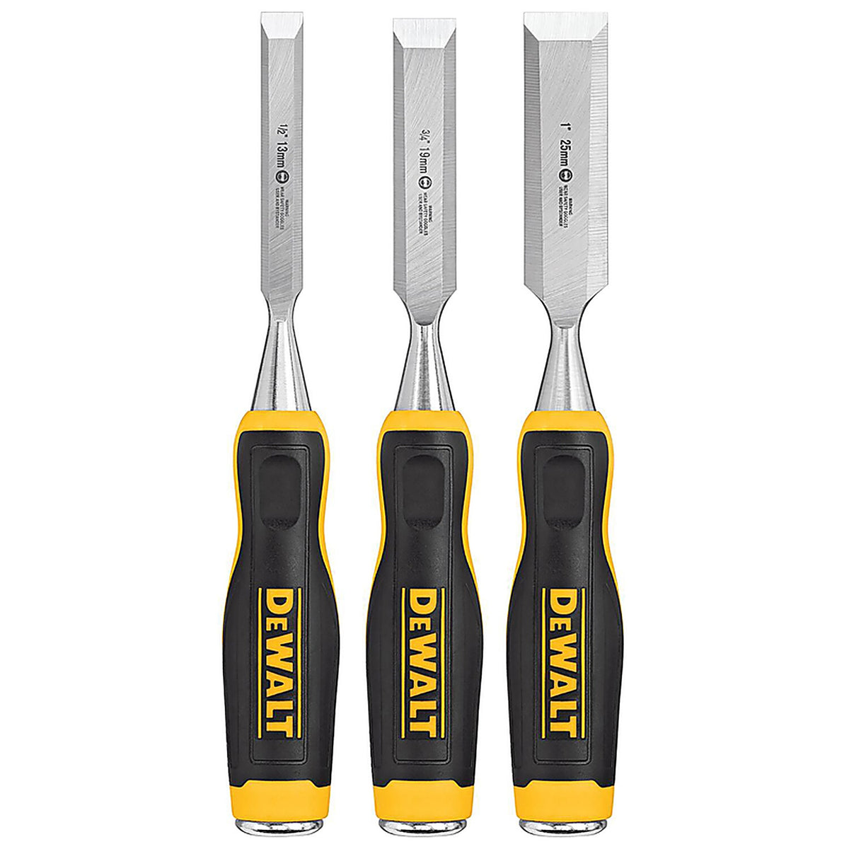 DeWalt DWHT16862 Wood Chisel Set 3 pc