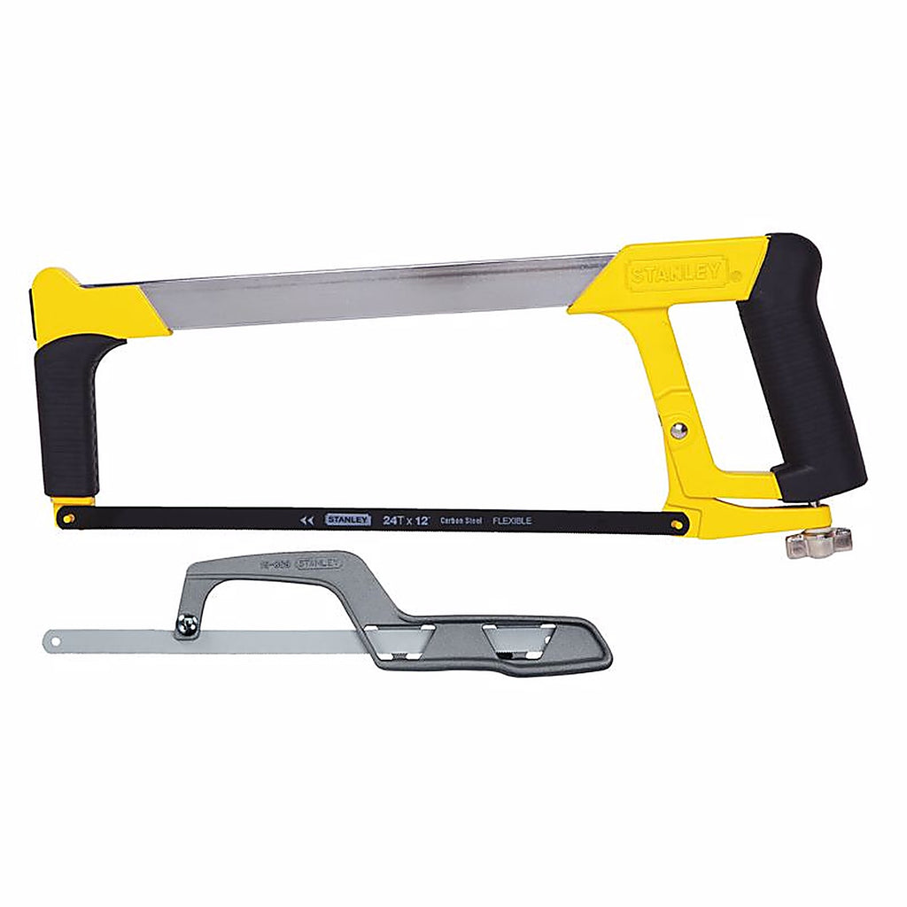 Stanley 20-036M 12 in. Steel Hacksaw Black/Yellow 2 pc