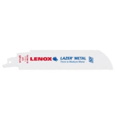 Lenox Tools 201726114R 6in. x 1in. x .035in. Lazer Bi-Metal Reciprocating Saw Blades, 14 TPI