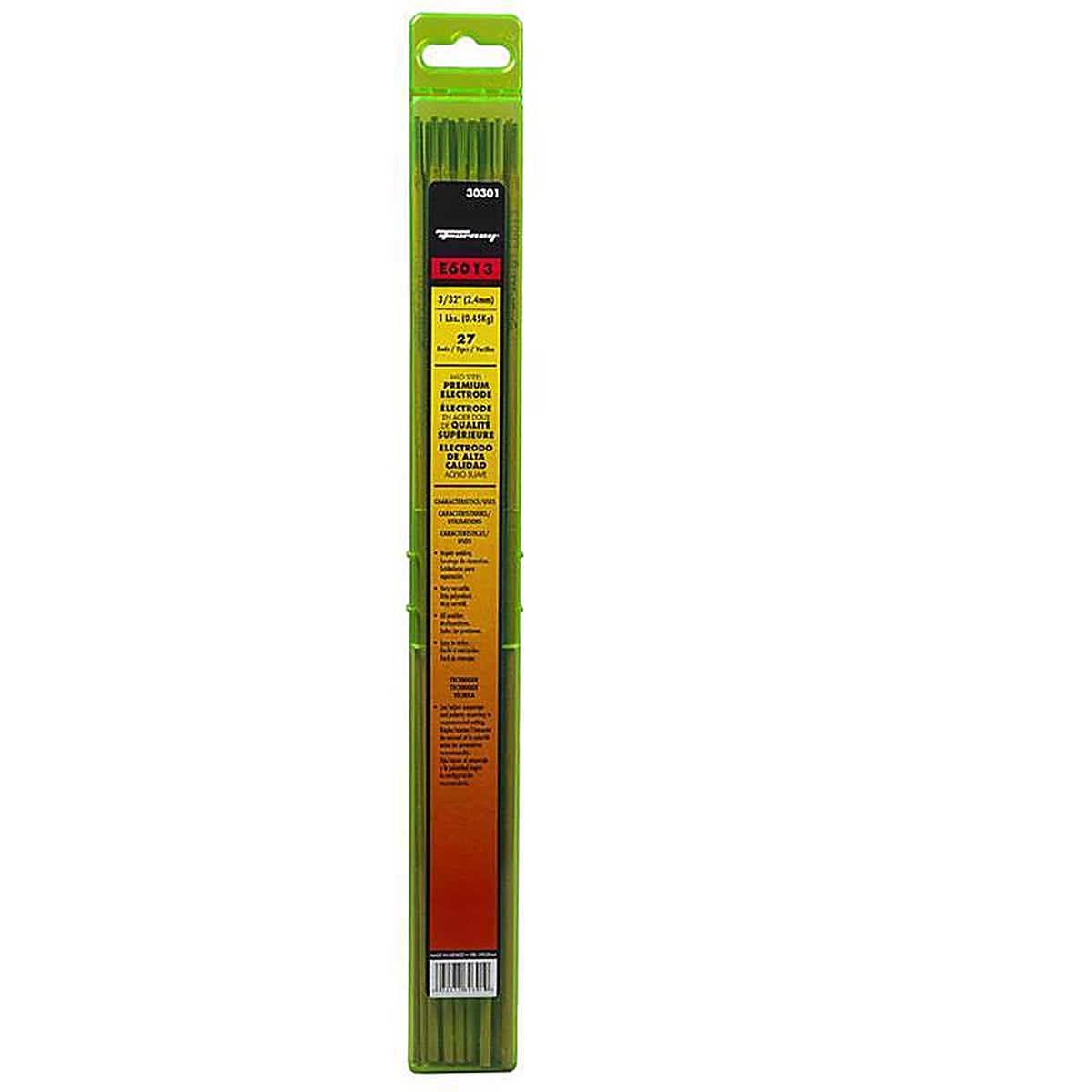 Forney 30301 3/32 in. D X 14 in. L E6013 Mild Steel Welding Electrodes 83000 psi 1 lb 1 pk