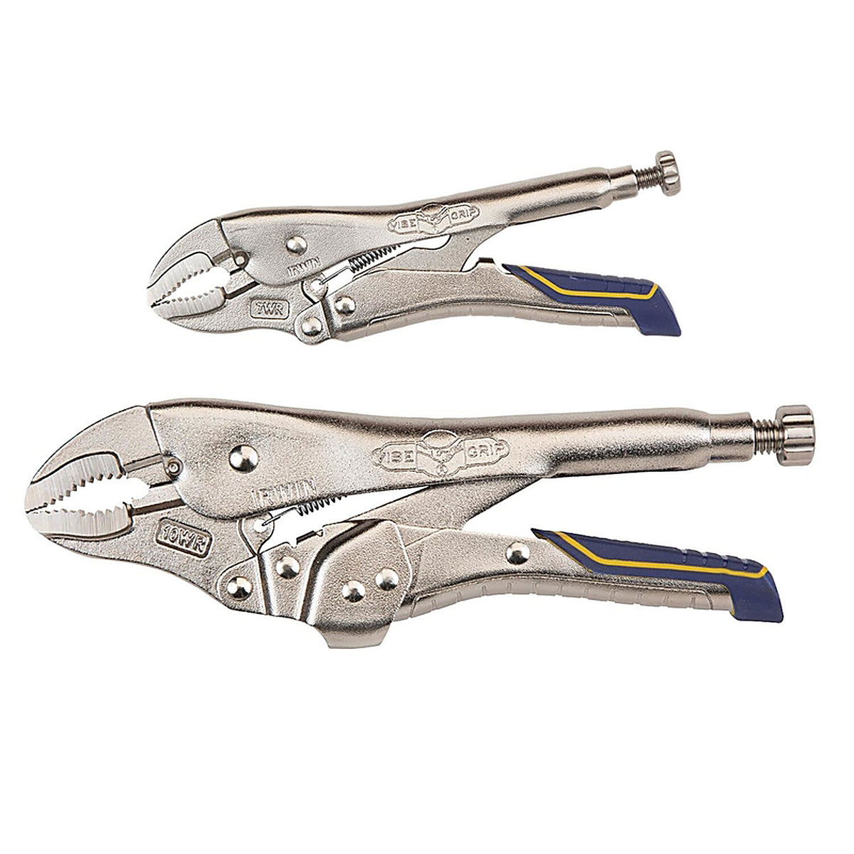 Irwin IRHT82590 Vise-Grip 2 pc Metal Curved Pliers Set Assorted in. L