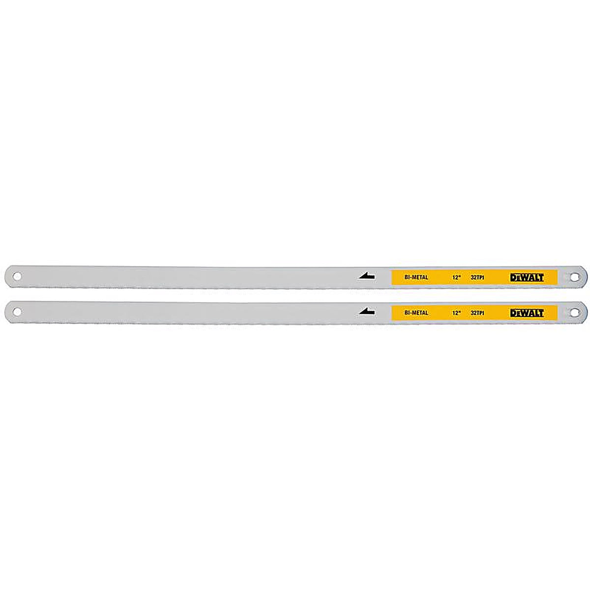 DeWalt DWHT20553 12 in. Bi-Metal Hacksaw Blades 32 TPI 2 pk