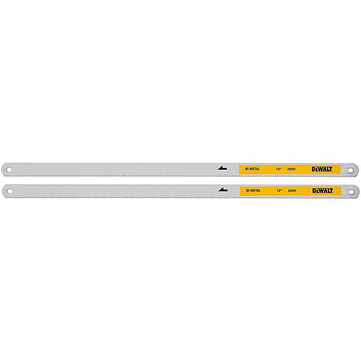 DeWalt DWHT20552 12 in. Bi-Metal Hacksaw Blades 24 TPI 2 pk