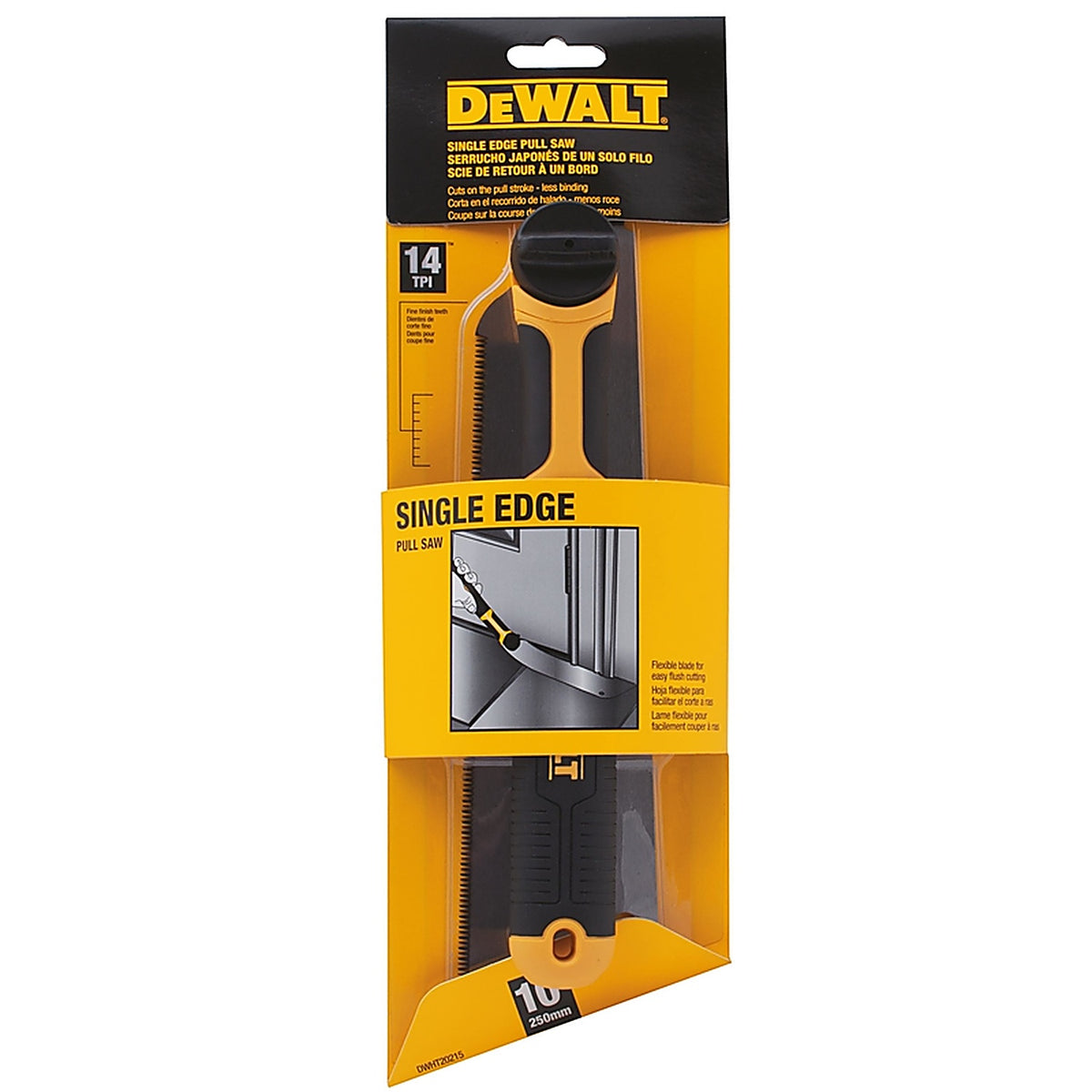DeWalt DWHT20215 10 in. Single Edge Pull Saw 14 TPI Fine 1 pc