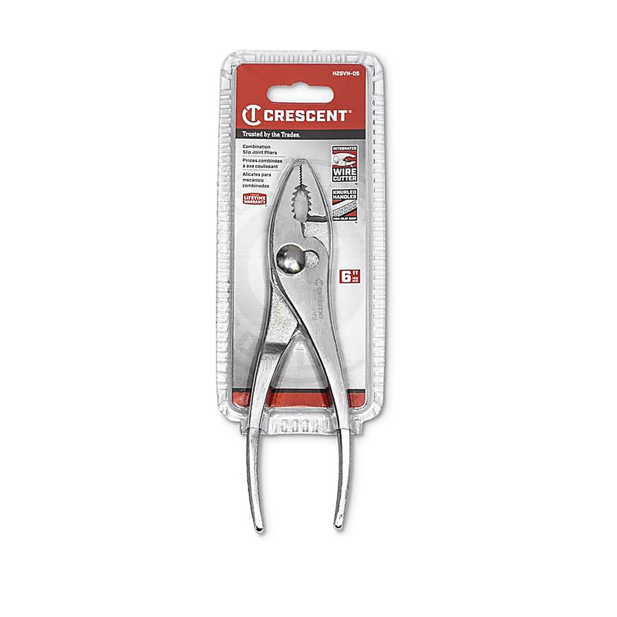 Crescent - H26VN-05 - Cee Tee Co. 6 In. Alloy Steel Slip Joint Curved Pliers