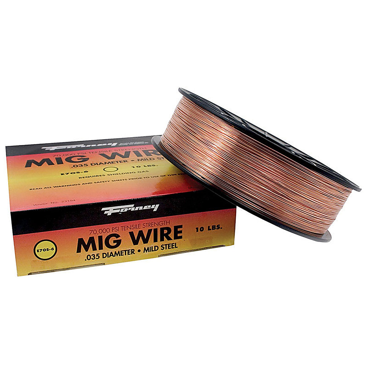 Forney 42287 ER70S-6 0.035 in. Mild Steel MIG Welding Wire 70000 psi 10 lb