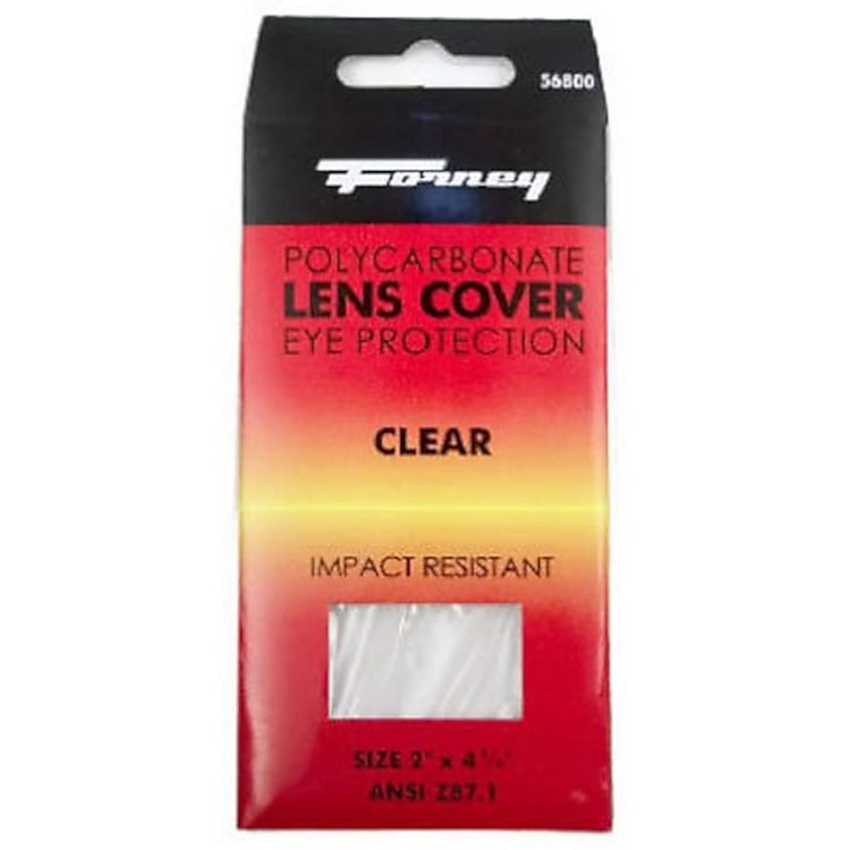 Forney 56800 2 in. H X 4.3 in. W Plastic Welding Helmet Lens Clear 1 pc