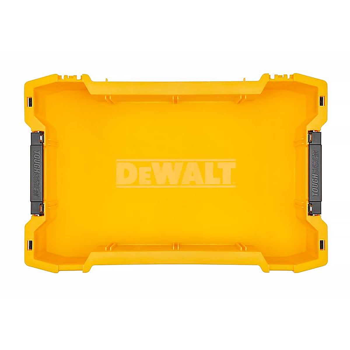 DeWalt DWST08120 ToughSystem 12.05 in. W X 4.5 in. H Deep Tool Tray Polypropylene 1 compartments Black/Yellow