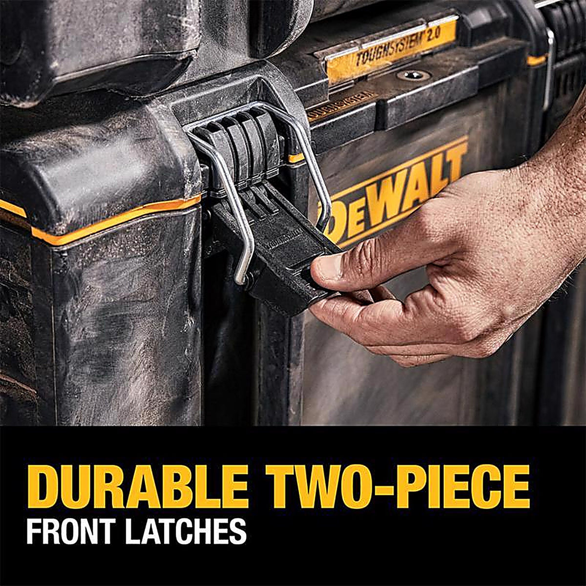 DeWalt DWST08400 ToughSystem 2.0 14.75 in. Extra Large Tool Box 110 cu in Black/Yellow