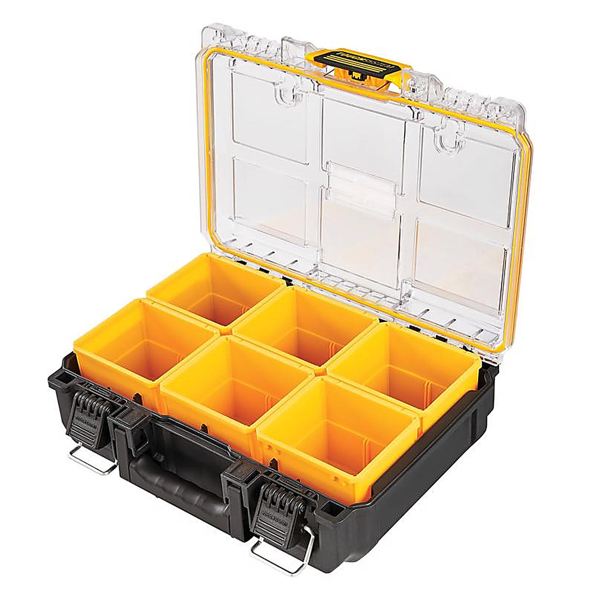 DeWalt DWST08020 ToughSystem 2.0 10.47 in. W X 5.2 in. H Half-Size Organizer Polypropene 6 compartments Yellow