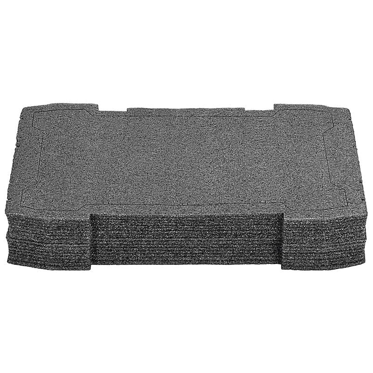 DeWalt DWST08121 ToughSystem 12.5 in. W X 3.18 in. H Deep Interlocking Organizer Foam Black