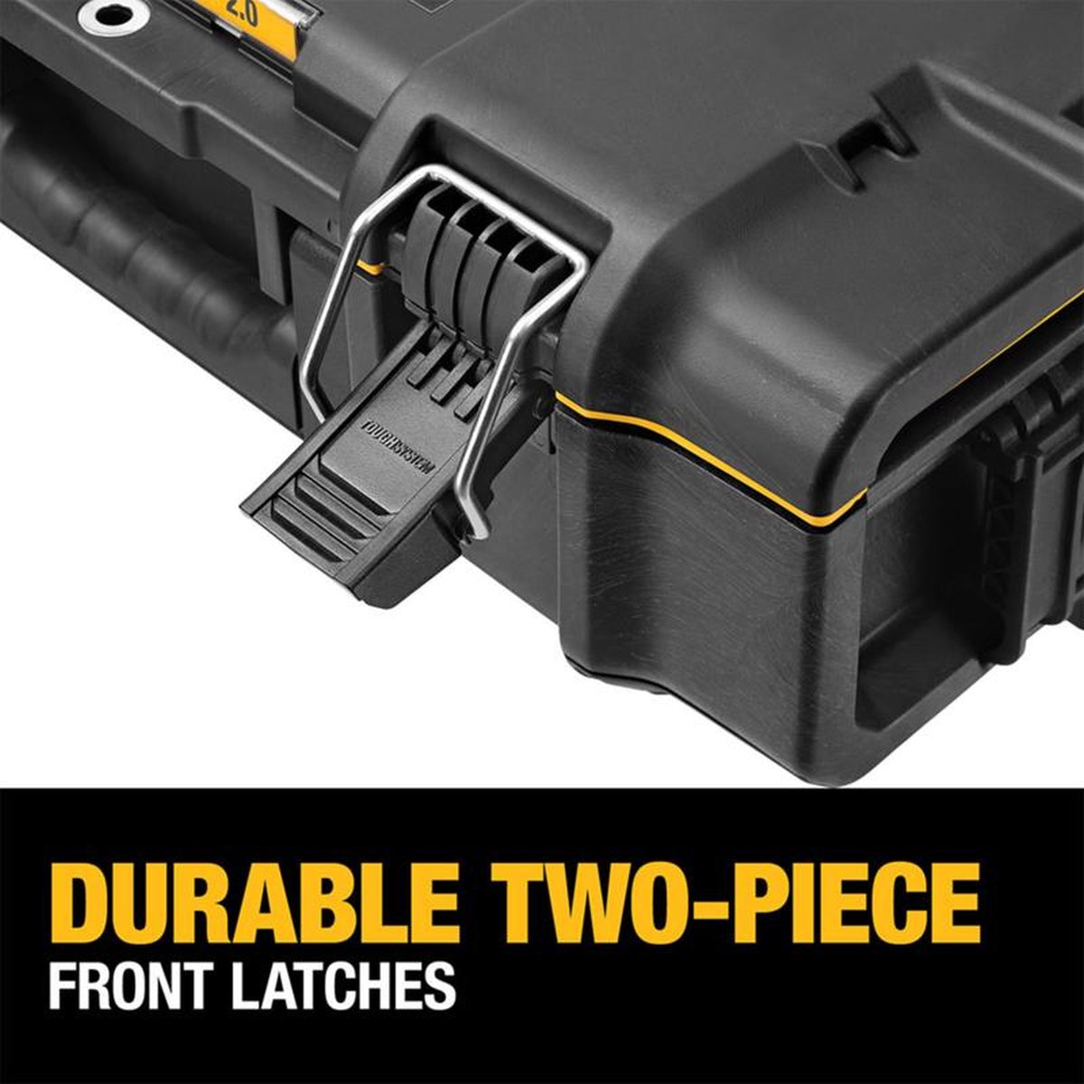 DeWalt DWST08165 ToughSystem 2.0 21.75 in. Medium Tool Box Black/Yellow