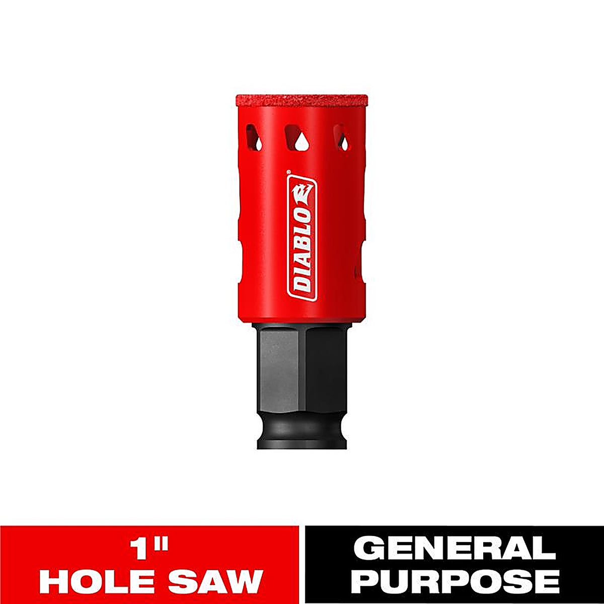 Diablo - DHS1000DG - 1 In. Diamond Grit 5.52 In. L X 1/4 In. D Hole Saw