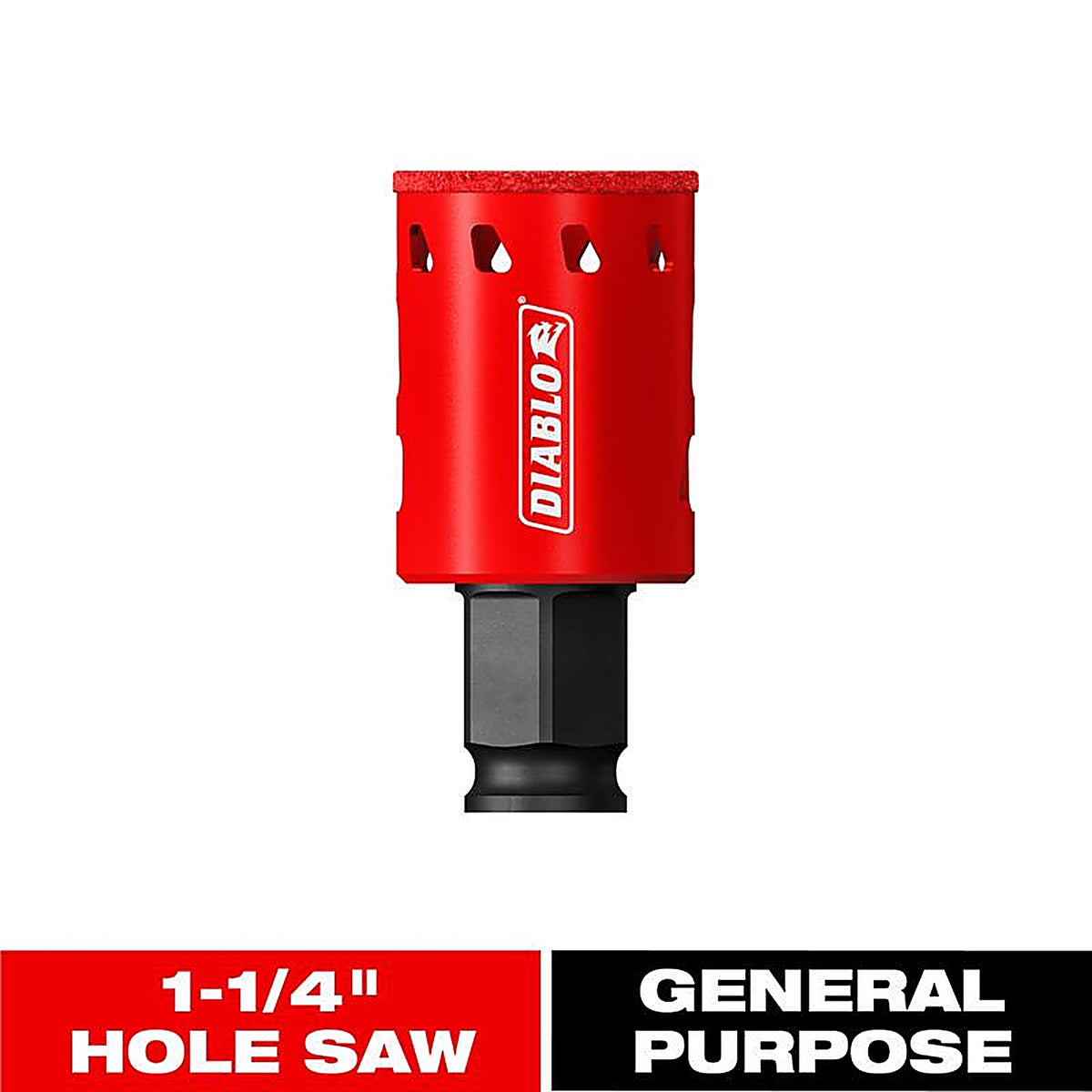 Diablo - DHS1250DG - 1-1/4 In. Diamond Grit 5.52 In. L X 1/4 In. D Hole Saw