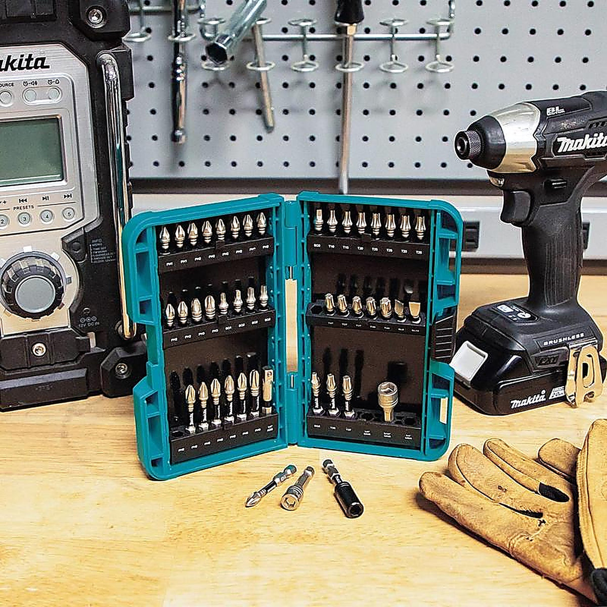 Makita - E-01650 - Impact Xps Assorted Impact Driver Bit Set Steel 45 Piece