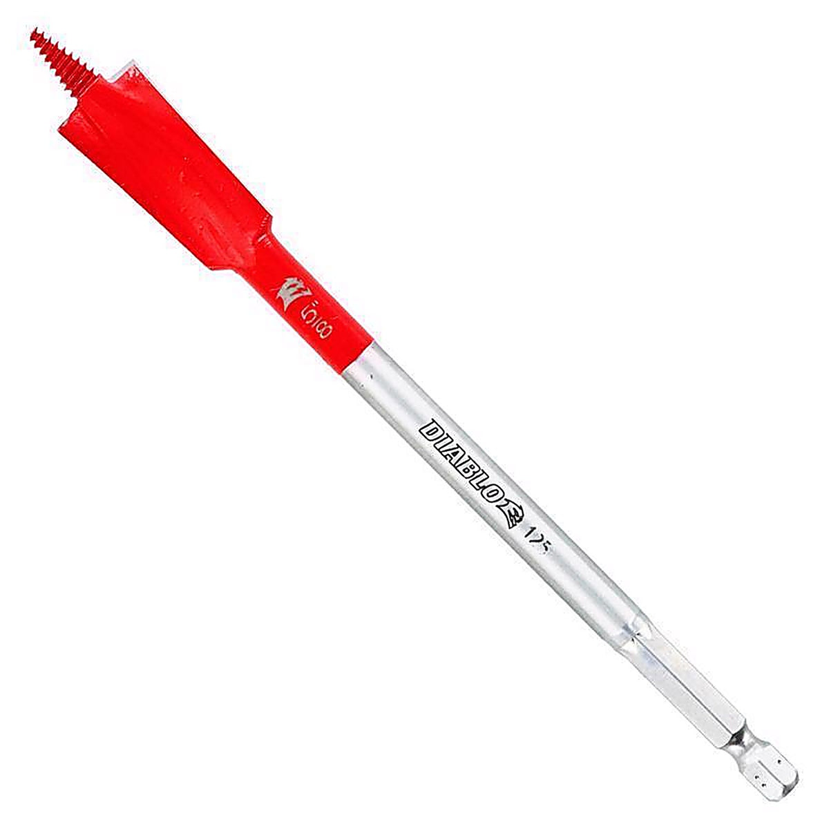 Diablo - DSPD4020 - Demo Demon 5/8 In. X 6 In. L High Carbon Steel Nail-Embedded Wood Spade Bit HEX Shank 1 Pack