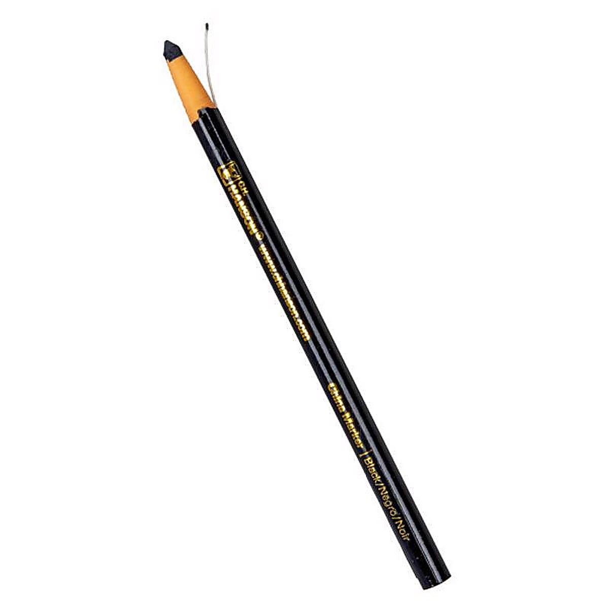 C.H. Hanson 10391 6.8 in. L x 0.3 in. W China Marker Black Plastic 1/pc.