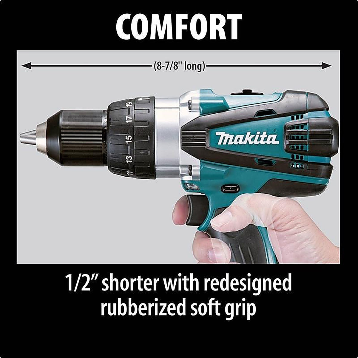 Makita - XPH03Z - 18V Lxt 1/2 In. Brushed Cordless Hammer Drill/Drive Tool Only