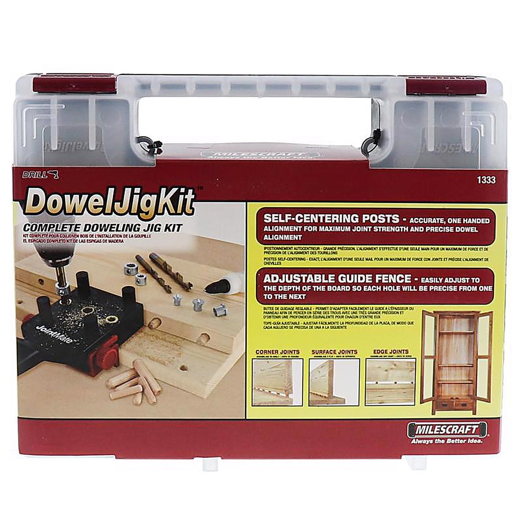 Milescraft 13330003 Doweling Jig Kit 74 pc
