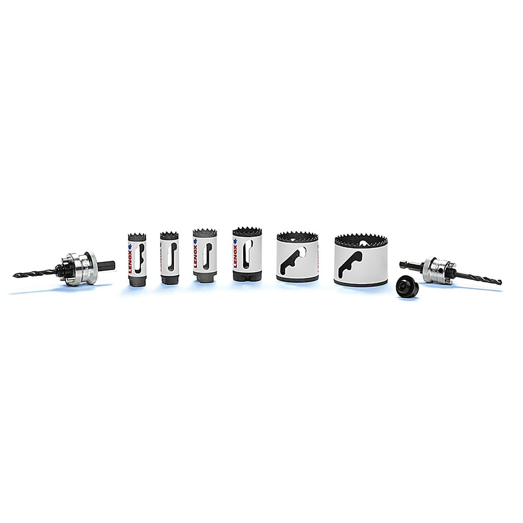 Lenox 30860C600P Speed Slot Plumbers Hole Saw Kit 9 pc