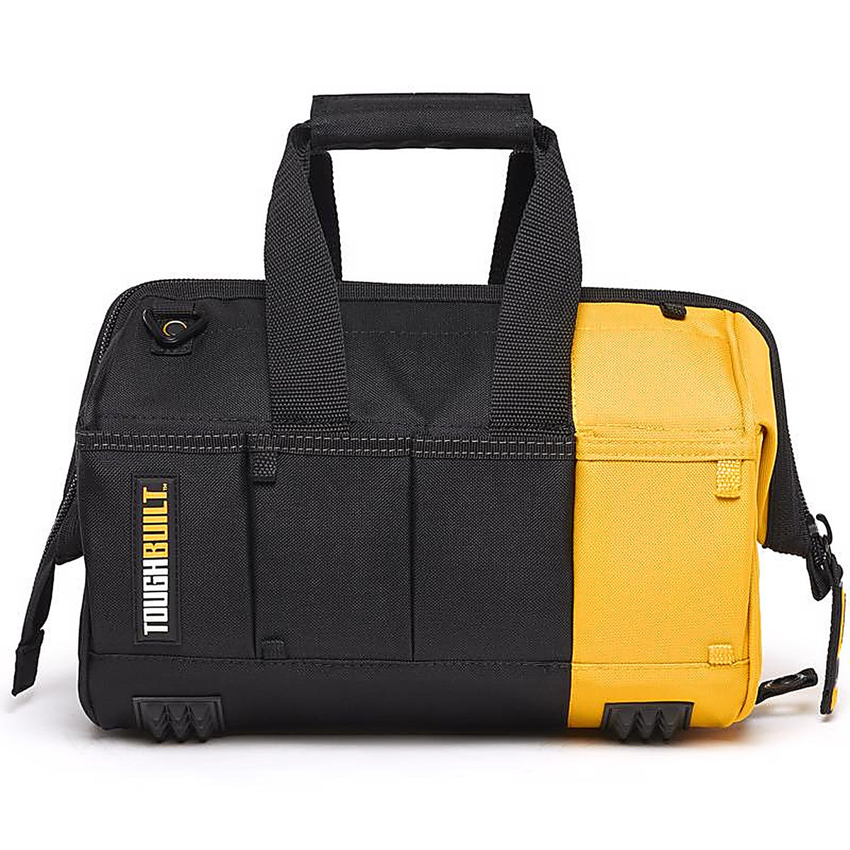 ToughBuilt TB-60-12-1BES 12 in. W X 8.75 in. H Polyester Massive Mouth Tool Bag 32 pocket Black/Gray/Orange 1 pc